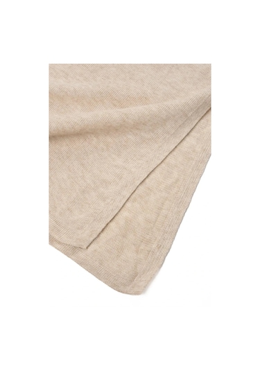 Kadın Krem This One Yazılı Uzun Triko Elbise Krem