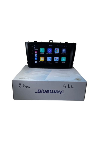 Toyota Avensis 2009-2015 Blueway 4-64 Profesyonel Oem Multimedia 9"