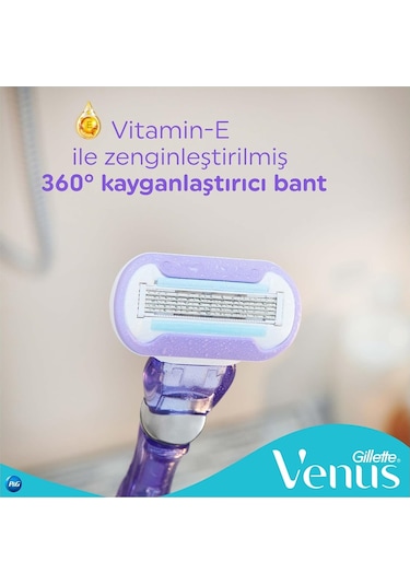 Gillette Venus Swirl Deluxe Smooth Kadın Tıraş Bıçağı 2 x 2'li