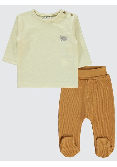 Civil Baby Erkek Bebek Takım 3-12 Ay Kiremit Kiremit