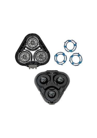 Philips S5000 S5370 S5571 S5420 S5140 S5078 S5077 S5050 S5082 S5380 S5400 Tıraş Bıçakları İçin Yedek Tıraş Makinesi Başlığı - Siyah