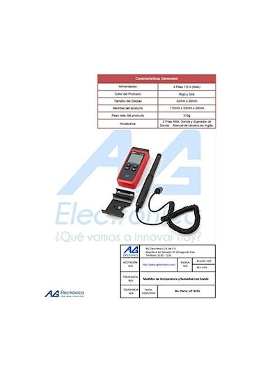 Ut 333s Mini Isı Nem Ölçer -10/+60 Derece