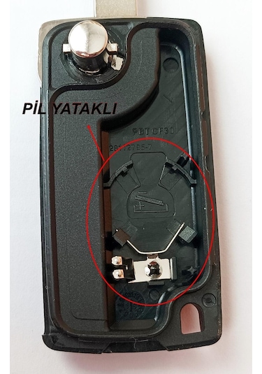 Peugeot Uyumlu Partner 207 208 308 407 508 3 Tuşlu Kumanda Anahtar Kabı