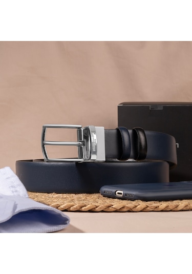Pierre Cardin Çift Yönlü Deri Kemer En 3,5cm Pc-cift01 Siyah - Kahverengi