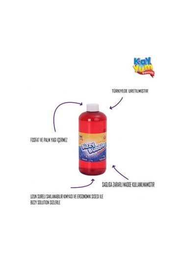 Kayyum Oyuncak BizzyBubble Köpük Sıvısı Tüm Köpük Tabancalar İçin