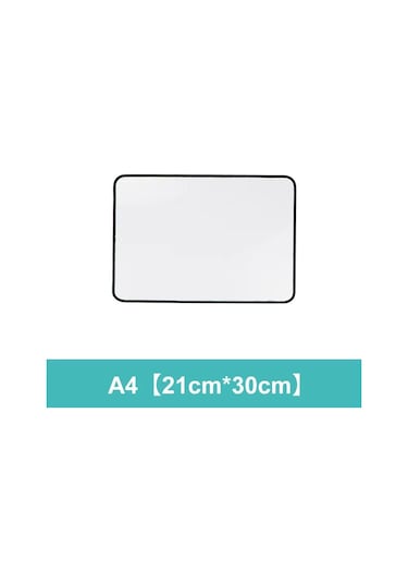 Snapbuy Çift Taraflı Mıknatıslı A4 Yazı Tahtası - Masaüstü Mesaj Panosu, Çocuklar İçin Eğitim Ve Çizim Tahtası Siyah