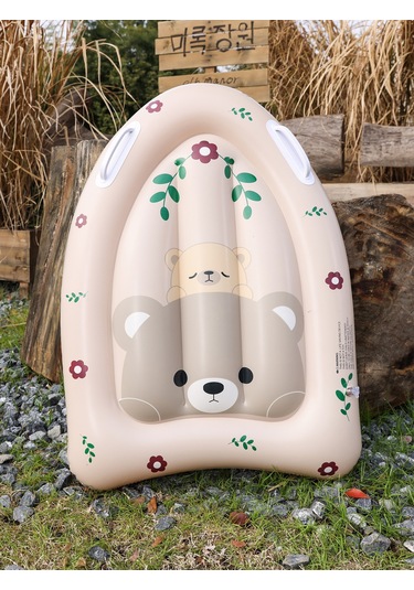 Mufunye Çocuklar İçin Pvc Kalınlaşmış Sürf Tahtası - Akşamkuşu Desenli Yüzme Floatı, Aile Aktivitesi İçin Enflasyonlu Su Sporu Aleti