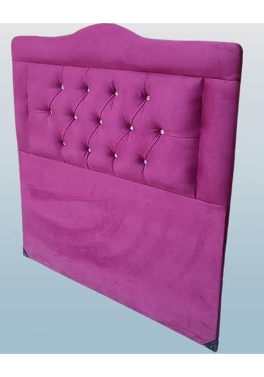 Başlık Dk Tek Kişilik 100'lık Model Tay Tüyü Fuşya Kumaş Dolgun Kapitoneli Elyapım