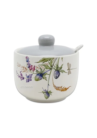 Prıma Collectıon Aptekarşkiy Ogorod 450 Ml Şekerlik Kaşık İle 385437912 Beyaz