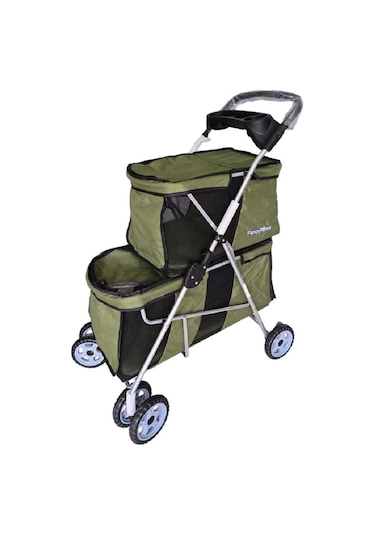 Kedi & Köpek Taşıma Arabası Dtc808-green