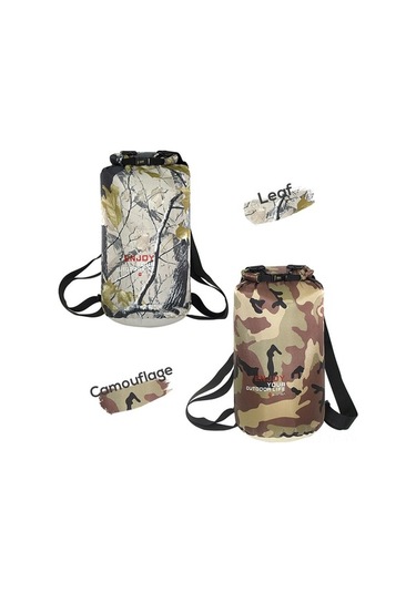 Novahub Su Geçirmez 20l Sırt Çantası - Kamp, Deniz Ve Doğa Sporları İçin Yeşil Renk Taş - Yeşil