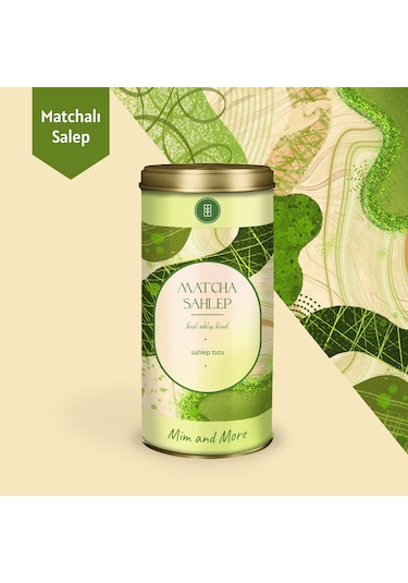 Matcha Salep Tin, 200 Gr