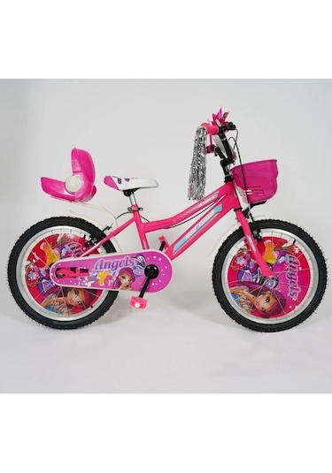 Sarissa Angels 20 Jant 6 Ve 10 Yaş Çocuk Bisikleti Pembe + Yan Destek Tekeri Pembe