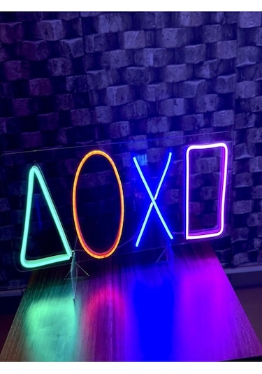 Twins Led Squid Game X Neon Pleksi Tabela Renkli Model:model:16243366 Renkli