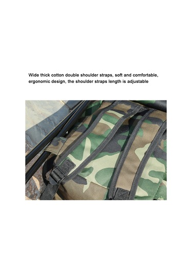 Jeehugo Kamuflaj Dış Mekan Folding Sandalye - 600d Oxford Kumaş Ve Çelik - 32x28x34cm - Balıkçılık/montaj İçin Taşınabilir Sırt Çantası Sandalye Çok Renkli