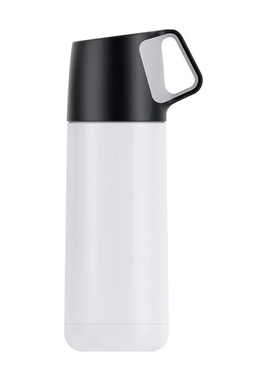 Ranyeek Beyaz 500ml Paslanmaz Çelik Termos Bardak - Uzun Süre Isı Saklama, Taşınabilir, Ofis Ve Araç İçin, Kaymaz Tabanlı, Kullanımı Kolay Beyaz Beyaz