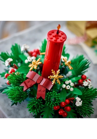 LEGO® Yılbaşı Masa Süsü 40743 - 12 Yaş ve Üzeri Çocuklar için Yılbaşı Temalı Yaratıcı Oyuncak Yapım Seti (433 Parça)