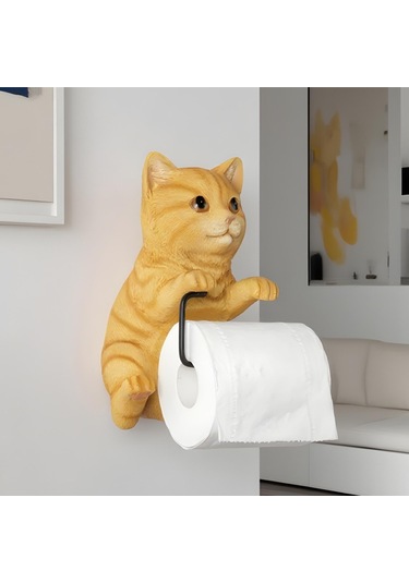 Suntek Tuvalet Kağıdı Rulosu Tutucu Komik Otel Tuvaleti Duvara Sarı