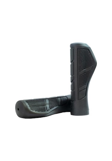 Elcik G-331 Ergonomik Modeli Destekli Yapı Kolay Kavrama Bisiklet Elciği 133 Mm Siyah Siyah