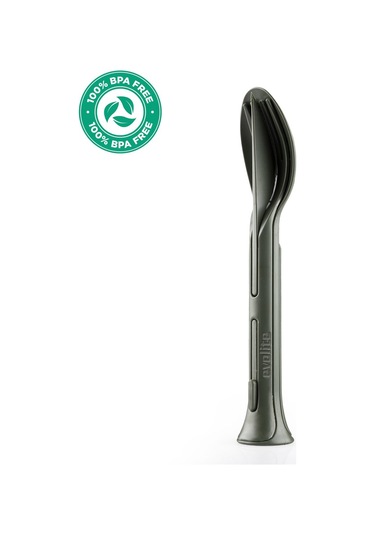 Evolite Combo 3 İn 1 Çatal Kaşık Set Haki