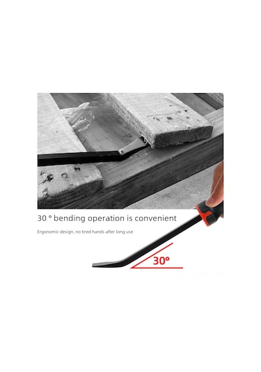 Symbee Hi-spec 24 İnç Çok Amaçlı Tornavida, Otomobil Tamiri Ve Ahşap İşleri İçin Dayanıklı Fırça Çubuğu, Çivi Çekici Ve Kuvvet Artırıcı Çubuk