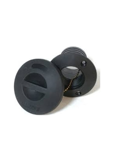 Tekne ve Karavan Dolum Kapağı Siyah Dolum Ağzı 38mm İtalyan