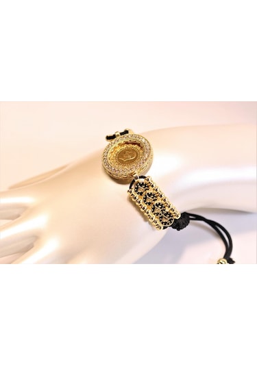 Çeyrek Altınlı Bayan Bileklik Sarı Sarı Altın