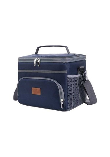 Tongxida 16l Isı-sıfır Saklama Çantası, Piknik & Ofis İçin, Sızıntısız, Kalın Malzeme, Çift Yan Çanta, Reşen Mavisi, Çok Renk Çok Renkli
