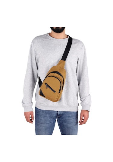 Strong Kanvas Çapraz Askılı Göğüs Ve Sırt Çantası,3 Renk Body Bag (395940565)