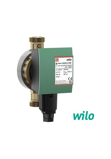Wilo Star-Z Nova - Frekans Konvertörlü Sirkülasyon Pompa