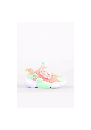 Vicco Gum Işıklı Kız Bebek Pudra Spor Ayakkabı Pudra
