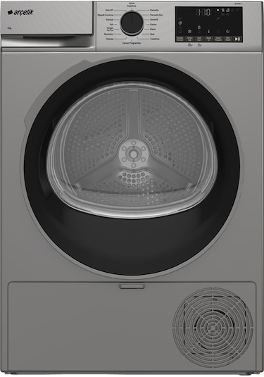 Arçelik 901 KMX S 9 KG Isı Pompalı Kurutma Makinesi