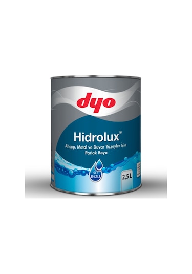 Dyo Hıdrolux Su Bazlı Parlak Boya Beyaz 2,5 Lt