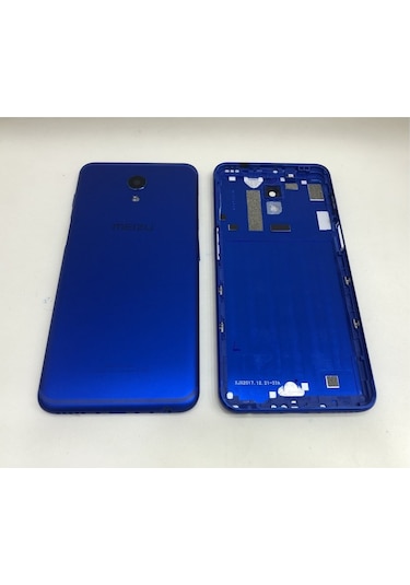Meizu M6s M712h Kasa Arka Kapak Pil Kapağı - Mavi