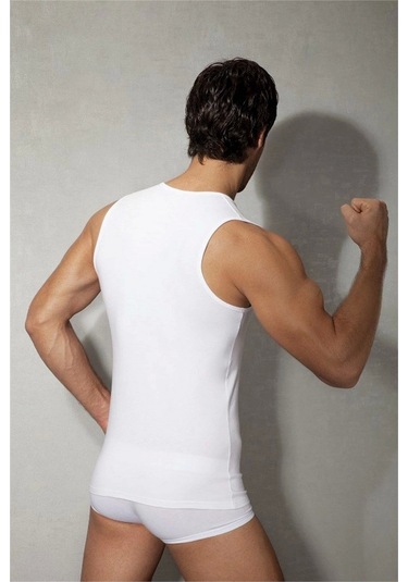 Doreanse Erkek Atlet V Yaka 2210 - Beyaz