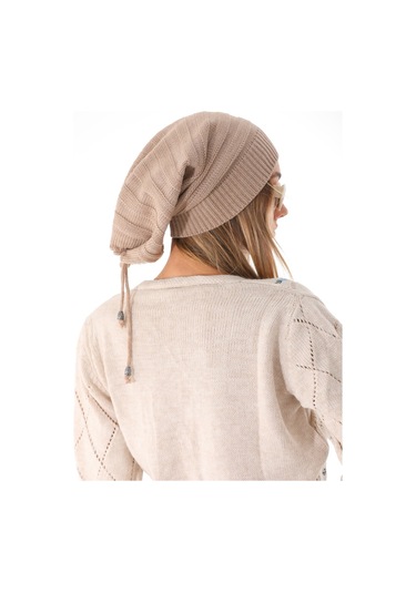 Kadın İpli Bej Bere Bej