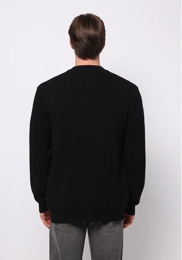 Colins Regular Fit Erkek Siyah Hırka Cl1076576 Q1.v1 Blk Siyah