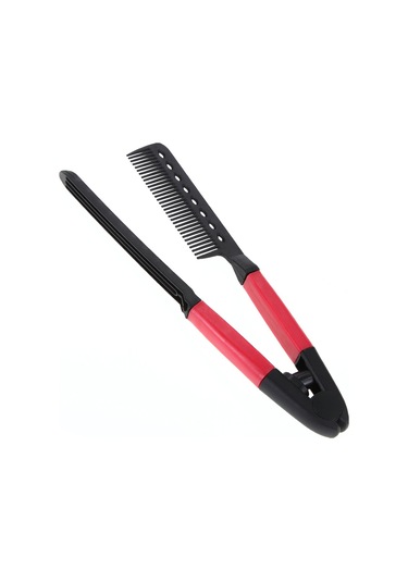 Monja V Tipi Doğrultma Tarak Saç Düzleştirici Fırça Pro Salon Saç Kesimi Dıy Berber Şekillendirici Araçları Anti-statik Tarak Fırça