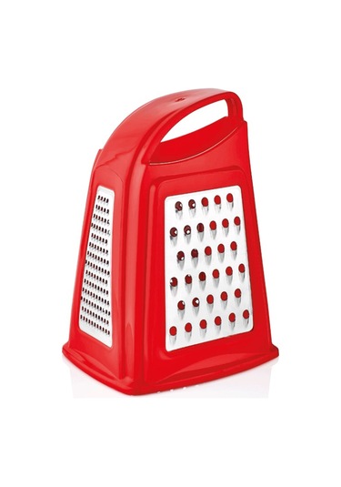 Qlüx İdeas Trio Rende Kırmızı 19cm Kırmızı