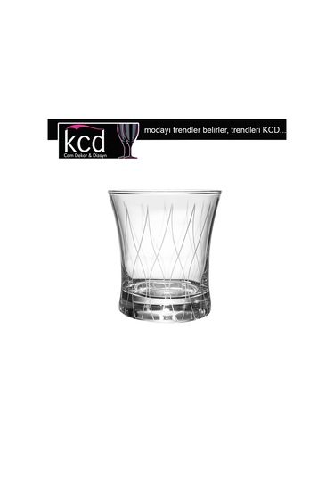 Kcd Panora Kesme El Dekor Yaldızlı 6 Adet Desenli Su Bardağı