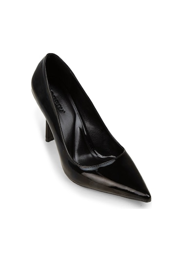 Deery Kadın Siyah Rugan Stiletto - K0439zsyhc01