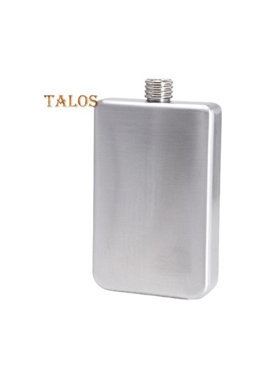 Likör Şişesi Sızdırmaz Hediye Hafif Uzun Ömürlü Kamp Metal İçme Flagon Kamp Aksesuarları Gümüş