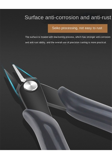 Xurunkeji 170 Pense Elektronik Kesme Pensesi Eğik Uçlu Pense