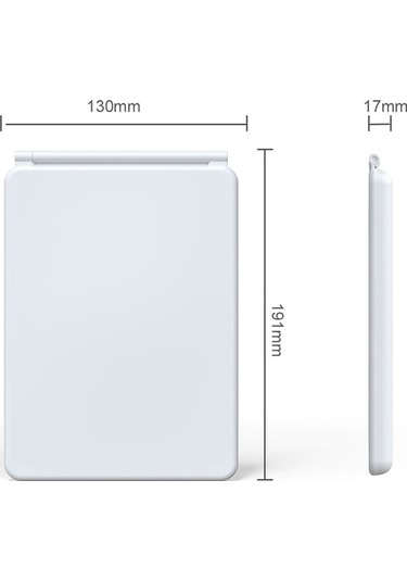 Flybuy Ve Uzun Taşınabilir Tasarım Sıcaklığı, Renk Pil Ömrü Makyaj Katlanabilir Karartma, Kademesiz Beyaz Aynası: Aydınlatmalı 3 Tp Beyaz