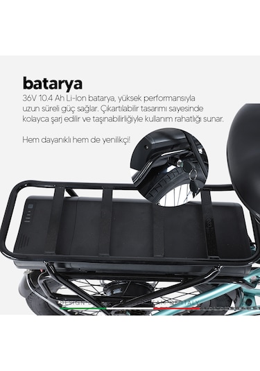 Stradacycles E-Rapido Hd 20 Jant Katlanabilir Elektrikli Bisiklet