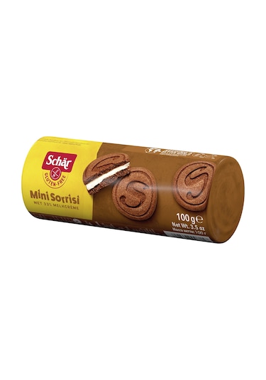 Schar Mini Sorrisi Glutensiz Kaymaklı Çikolatalı Bisküvi 12 x 100 G