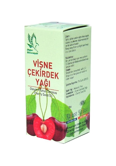 Doğan Baharatçılık Vişne Çekirdeği Yağı 20 ML