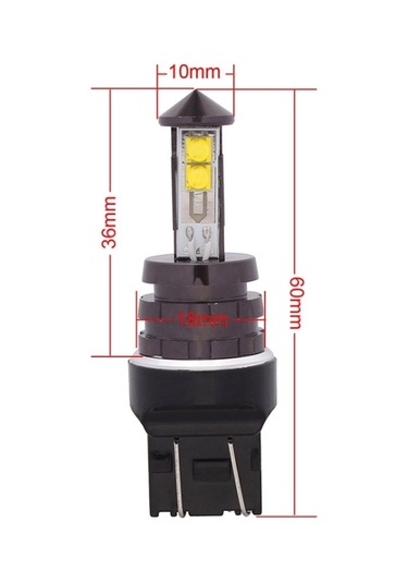 Sones T20 7443 20w 800lm Beyaz Işık 4 Cree Xt-e Led Araç Fren Lambası Gündüz Çalışan Ampul, Dc 12-24v