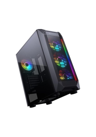 Cougar 650w 80+ Mx410 Mesh-g Cgr-5vm6b-mesh-g-rgb Gamıng Mıd-tower Pc Kasası