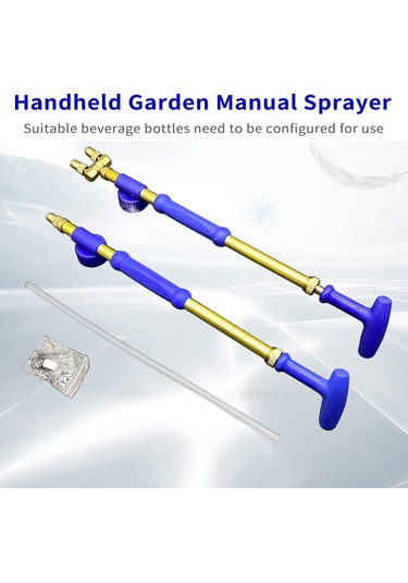 Yaozixa El Çekme Tüp Sprayer, Bahçe Sulama Sprey Başlığı, Bakır Ve Kauçuk Malzeme, El İle Kullanıma Uygun